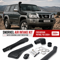 Kit d'admission d'air par snorkel pour Nissan Patrol Y61 2004+ GU 4x4 Tout-terrain Protection du moteur pour traversée aquatique Amélioration ajustement parfait