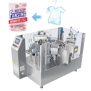 Automatische Seifenflüssigkeits-Abfüll- und Verpackungsmaschinen für Doypack-Beutel Vorgefertigte Beutel-Verpackungsmaschine - Product Image 1