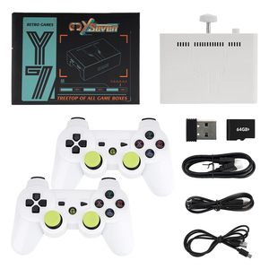 คอนโซลเกมไร้สายย้อนยุค 4K พร้อมเกมในตัวกว่า 20000 เกม HDMI TV Game Stick พร้อมคอนโทรลเลอร์ไร้สาย 2 ตัว รองรับผู้เล่นหลายคน - Product Image 1