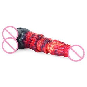 N-FD5049 Frauen Paar Tier <span class=keywords><strong>Sex</strong></span> Fleisch wie Erwachsene Sexspielzeug Herstellung Dildo für Homosexuell Männer groß - Product Image 2