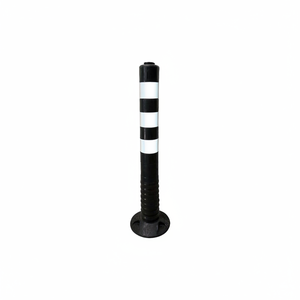 Delimitador Flexible de Plástico TPU Negro de 75x8 cm, Barrera de Seguridad Reflectante de Grado Ingeniería para Tráfico, Ileritraffic para Zonas de Estacionamiento - Product Image 2
