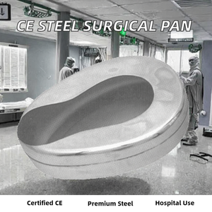 Bacs à lit chirurgicaux personnalisés en acier inoxydable de haute qualité, nouvelle arrivée, pour usage hospitalier manuel, certifiés CE ISO13485 Classe I - Product Image 2