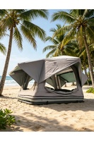 Tente de toit de voiture, tente de camping, tente de voyage, tente familiale de luxe, tente multifonction, résistante au soleil, imperméable, résistante au vent, facile à utiliser