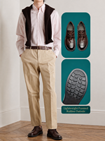 Chaussures Oxford en cuir véritable pour homme, à lacets, respirantes, semelle en caoutchouc, pour le bureau, printemps, été, automne