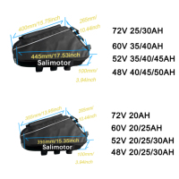 Kit de conversion de vélo électrique 48V 52V 60V 72V 1000W 1500W 2000W 3000W Moteur de conversion de vélo électrique pour