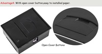 Impresora Térmica de Recibos NORGEE K23 de 58 mm, Impresora Térmica para Kioscos, Impresora Térmica para Terminales de Autopago
