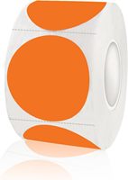 Étiquettes thermiques autocollantes personnalisées en rouleau, étanches, multicolores, pour jours de la semaine