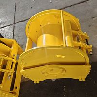 Nouveau design professionnel Treuil à câble en acier 3T pour levage de matériaux en hauteur sur chantier, avec tambour de levage et câble en acier de 100M