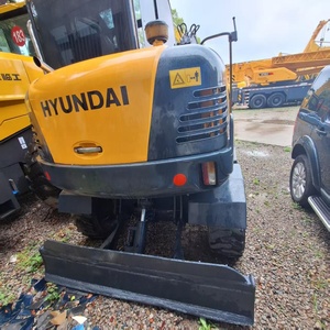 Excavadora Hyundai 60WVS Usada Original a Bajo Precio, Cargadora de Ruedas de 6 Toneladas, Buen Estado, Alto Rendimiento, en Oferta - Product Image 2