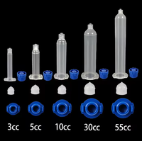 Chine Fabricant Fourniture 30cc Style Japonais Transparent Seringue Baril Seringue Double Baril Seringue Statique Mélangeur Tube