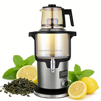 Nouvelle conception de samovar, bouilloires en verre borosilicate de haute qualité, théière persane 5,6 L, ensemble de machine à thé turque électrique pour faire bouillir de l'eau