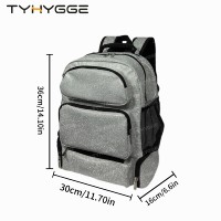 Mochila Unisex Impermeable con Cierre Brillante para Adolescentes, Doble Uso, Escolar y Deportiva, Color Personalizado Disponible