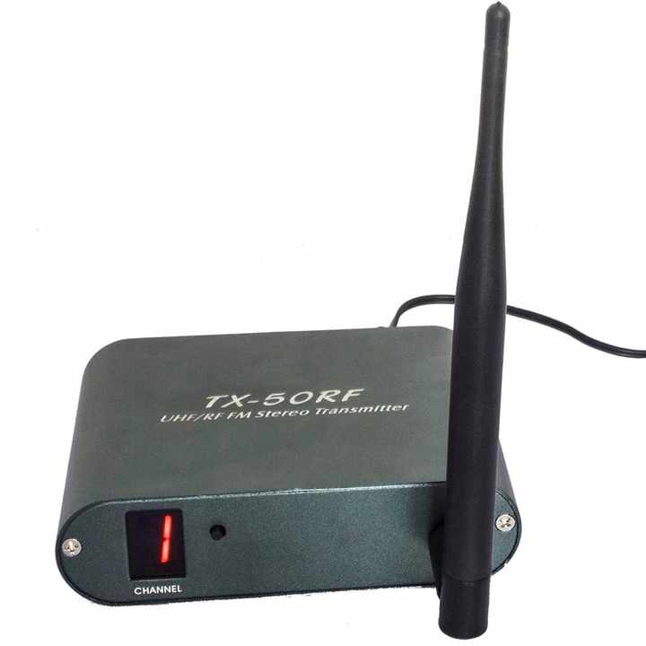 TX-50RF Digital Display Silent Disco Transmitters with Metal Shell Press Button for Different Channel Selection Special Design