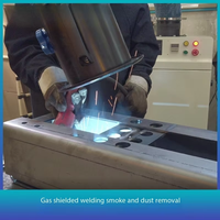 Collecteur de poussière de soudage et d'abrasion, extracteur de fumée et de gaz industriel avec filtres à 3 étages