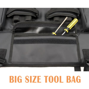 Protection de hayon <span class=keywords><strong>pour</strong></span> vélos tout-terrain, capacité <span class=keywords><strong>2</strong></span> vélos, avec poche à outils <span class=keywords><strong>pour</strong></span> camion - Product Image 3