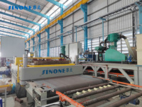 Système de contrôle PLC personnalisable pour la fabrication automatique de dalles en pierre artificielle SINONE Equipment, machine de pressage de quartz