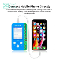 Programmeur de données de batterie JCID V1SE JC pour iPhone X XS Max 12 13 14 15 Pro True Tone, lecteur d'empreintes digitales, projecteur de points, en métal, AC