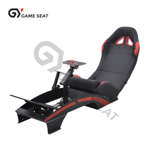 Cabina de Simulación de Carreras GY046-3 con Asiento Reclinable, Silla de Carreras para PC PS5, Accesorios de Simulación de Carreras - Product Image 2