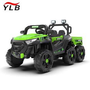 高品质大尺寸 6 轮儿童电动玩具车，儿童塑料电动四轮越野车，适合 <span class=keywords><strong>2</strong></span>-13 岁 - Product Image 1