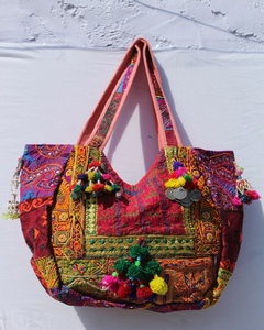 Women's Outdoor Daily Use Banjara <b>Bag</b>-Handmade Indian Tribal <b>Patchwork</b> Tote Embroidery Large Capacity for Wholesale Price - Product Image 1