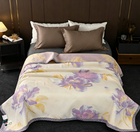 Literie italienne de luxe écologique en peluche douce tissée - Charme Tang