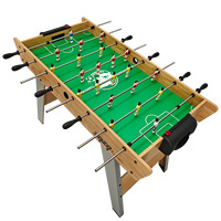 Table de football de table d'intérieur 42 pouces en MDF, support OEM ODM, avec tiges en acier inoxydable, vente en gros