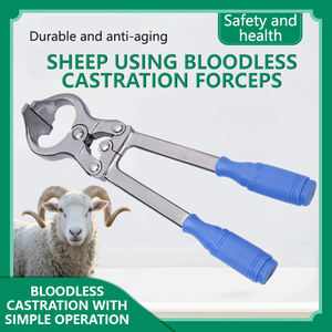 Peralatan dokter hewan baja antikarat penjepit kastanye sapi - Product Image 2