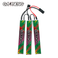 GNB GAONENG 2000MAH 3S 11.1V 70C 140C RC LiPo Batterie AirSoft Mini Tamiya Connecteur