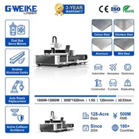 Découpeuse laser fibre CNC de haute qualité 1500W 3000W avec système de contrôle Cypcut pour la découpe numérique automatique de l'acier et des métaux