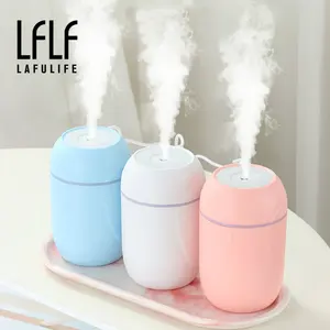 हवा Humidifier रंगीन रात रोशनी के साथ 260ML सुगंध आवश्यक तेल विसारक घर स्पा कार नौकरियों अल्ट्रासोनिक यूएसबी Fogger धुंध निर्माता