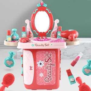 Trucco portatile <span class=keywords><strong>per</strong></span> ragazze giocattolo principessa trucco vanità <span class=keywords><strong>per</strong></span> bambini, giocattolo da tavolo <span class=keywords><strong>per</strong></span> bambini <span class=keywords><strong>per</strong></span> 3 4 5 6 anni ragazze - Product Image 3