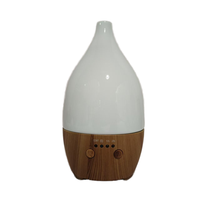 Diffuseur d'aromathérapie en céramique, humidificateur ultrasonique, lumières LED 7 couleurs, minuterie, diffuseur d'huiles essentielles pour voiture, hôtel, 150 ml