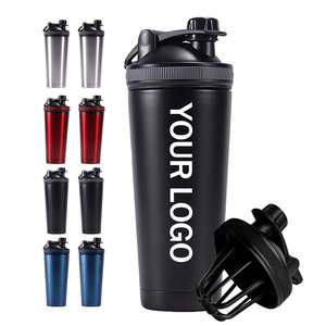 Botella Mezcladora de Proteína Personalizada de Acero Inoxidable, a Prueba de Fugas, para Gimnasio, Fitness, Deportes, Batidos de Proteína, Vaso para Agua - Product Image 1