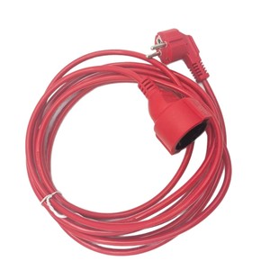 สายพ่วงมาตรฐานยุโรป 16A IP44 PVC หัวปลั๊ก CEE ตัวผู้ ต่อเข้าปลั๊ก IEC ตัวเมีย 1 ช่อง สายไฟแบบ SJTOW - Product Image 5