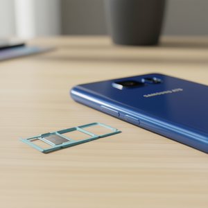 Vassoio per SIM e scheda Micro SD, Samsung Galaxy A71 2019 A715F - Blu - Product Image 2