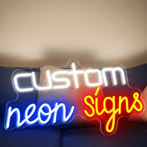 BOYANG kustom Font/gaya dekorasi dinding 12v LED personalisasi dapat diredupkan huruf pernikahan kamar tidur lampu Neon