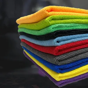 16x16 articles ménagers chiffons de nettoyage de voiture réutilisables serviettes de cuisine absorbantes serviettes de nettoyage en microfibre