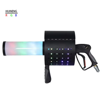 LED RGB DJ CO2 Confetti Gun Bar à fumée Manipulé Atmosphère Air Stage Effet spécial Jet Fog Machine Handheld For Party