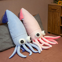 Animaux de mer animés en peluche Pieuvre amusante Calmar géant mignon Animal en peluche en peluche pour enfants