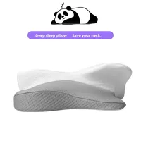 Oreiller cervical et pour le cou en mousse à mémoire de forme, forme papillon, minimaliste, respirant et doux pour un sommeil profond, produit transfrontalier très vendu