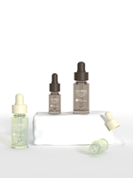 Vente en gros de flacons compte-gouttes en plastique PET ambré de 10 ml et 30 ml avec compte-gouttes pour l'emballage d'huiles essentielles et de sérums