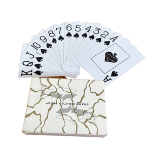 Naipes <span class=keywords><strong>de</strong></span> plástico <span class=keywords><strong>de</strong></span> color CMYK con logotipo personalizado, naipes <span class=keywords><strong>de</strong></span> plástico 100% <span class=keywords><strong>rummy</strong></span> <span class=keywords><strong>de</strong></span> plástico <span class=keywords><strong>de</strong></span> tamaño normal - Product Image 2