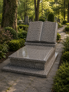 Lápidas de Granito de Piedra Natural, Diseño Americano Tradicional, 1 Año de Garantía, Monumentos Funerarios para Exteriores - Product Image 5