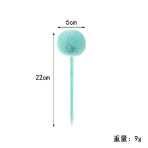 Penna a Sfera Creativa in Lana Peluche con Design a Cuore per Ragazze, Cancellabile, Novità per Studenti, Cancelleria all'Ingrosso - Product Image 6