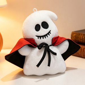Jouets en peluche d'Halloween en gros : Chauve-souris noire, araignée, fantôme, animaux en peluche, cadeau pour garçons avec crâne en peluche - Product Image 5