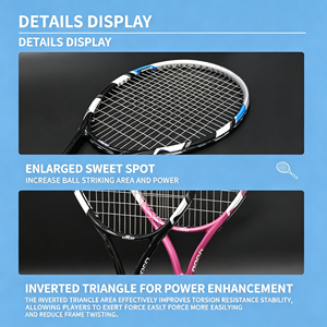 Raqueta de Tenis Resistente de Fibra de Basalto con Marco Aerodinámico y Cabeza Midplus para Jugadores de Nivel Club en Pista Cubierta - Product Image 4
