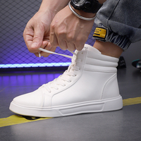 Grande taille 35-47, baskets décontractées légères unisexes blanches pour skateboard, pour hommes et femmes