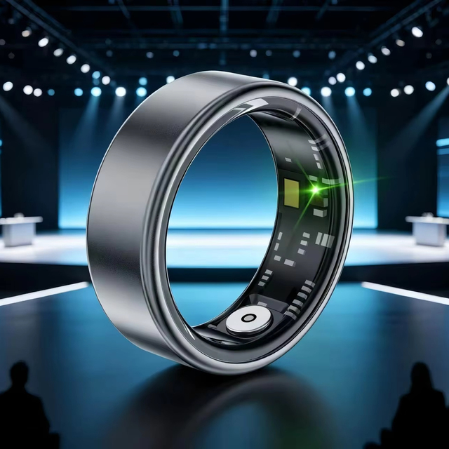 Male SR06 Waterproof Smart Ring 2026, Heart Rate Monitoring Pedometer Sports Ring with Remote Camera