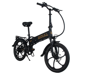Bicicleta Eléctrica Plegable de Aluminio de 20 Pulgadas para Ciudad y Carretera, Batería de Litio sin Escobillas de 350W, 48V 10.5Ah, 7 Velocidades, Freno de Disco Doble - Product Image 2