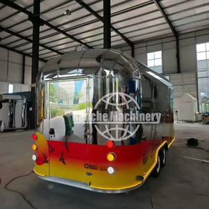 New Design Hand Push 220cm Long Food Trailer Food Cart Acheter un Food Truck - Product Image 1